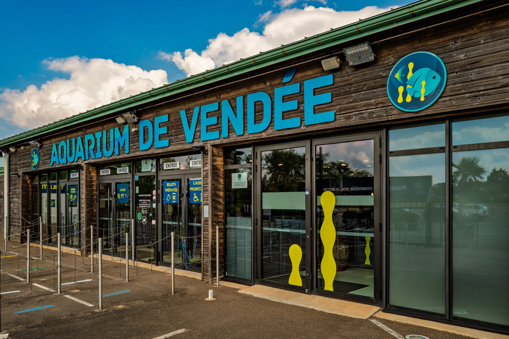 Façade de l’Aquarium de Vendée à Talmont-Saint-Hilaire
